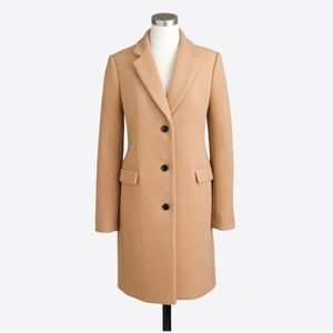 J Crew Wool Camel Colored Coat